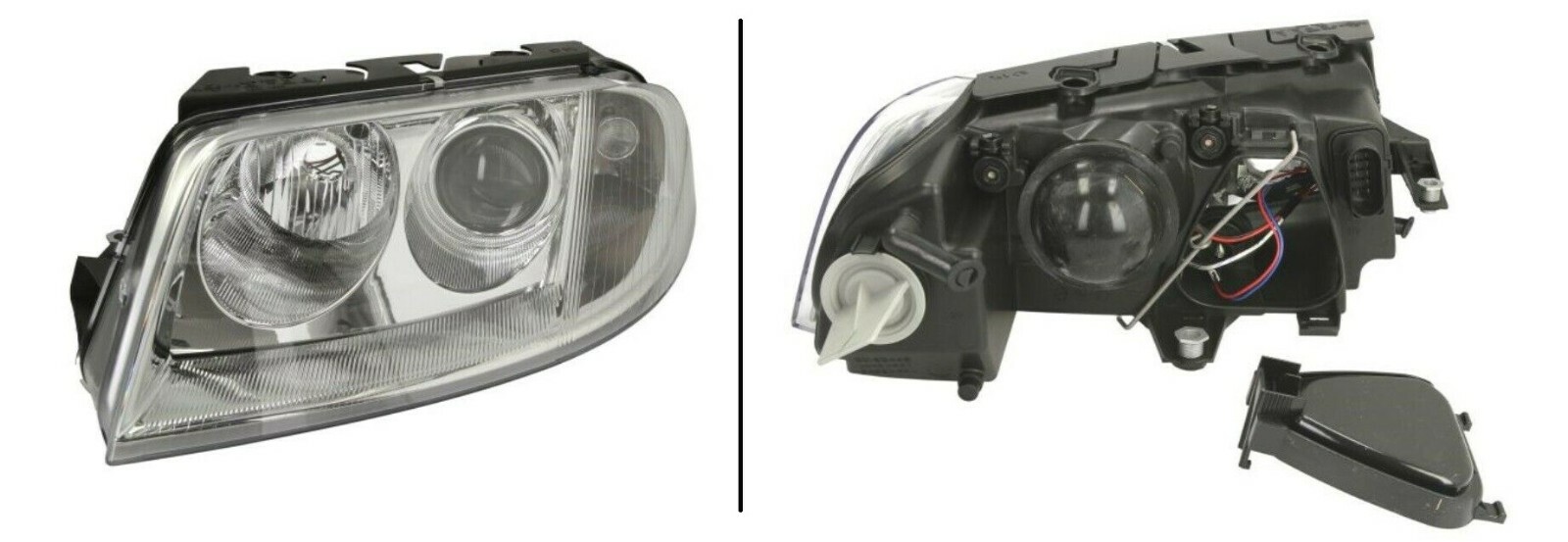 Phare avant gauche H7 électrique pour remplacer bloc optique usé sur Passat Variant