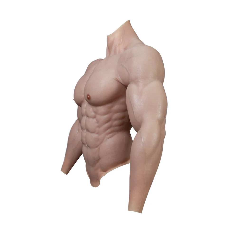 Traje muscular mejorado de silicona SMITIZEN pantalón muscular realista fetiche vientre falso Foto 2 de 4