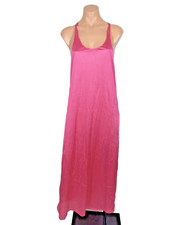 Vintage Vassarette Nylon Nightgown S Racerback Slip Hot Pink Underneath it all