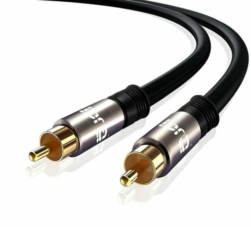 6.35mm to 1 RCA Adapter by Keple, 1/4 Inch Connector to Single Phono, Stereo Jack Male to RCA Female Adapter, Gold Plated TRS Converter (3 Pack