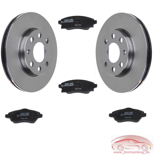 Produktbild von Bremsscheiben Bremsbeläge Vorne Hinten Für VW Bus Transporter [T4