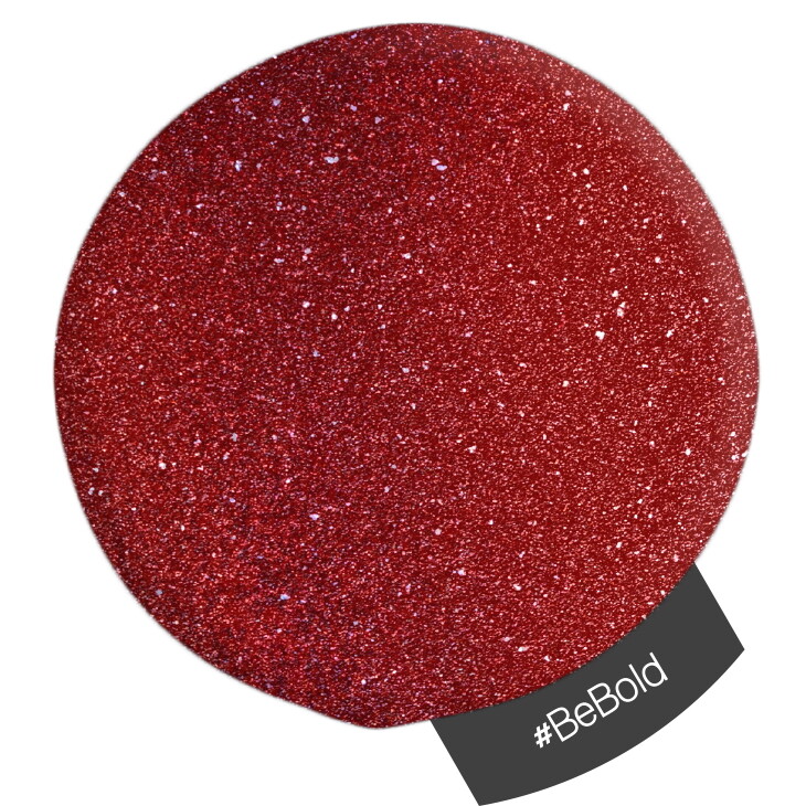 Pure Nails Halo Create Nail Art Glitter Shimmer #BeBold (Sparkling Red) 5g