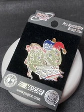 Vintage NE PATRIOTS NFL SUPERBOWL XXXVI 36 NEW ORLEANS - GLOW IN THE DARK Pin
