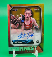 2024 Topps Finest UFC Inoue Mizuki Rookie RC Gold Refractor On Card Auto 🔥🔥🔥