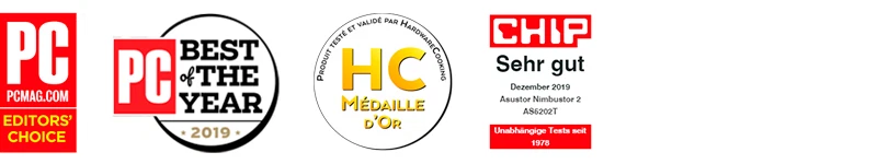 Asustor Nimbustor 2 AS5202T 2-Bay Nas 2xLAN 2,5GbE HDMI 2x WD 1TB SATA - Image 2 of 4