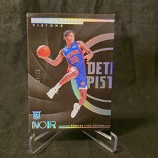 2023-24 Panini Noir RC Marcus Sasser /49 Rookies Icon Edition Holo Silver 