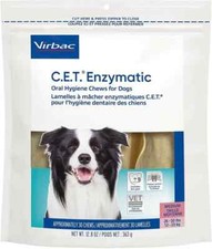 C.E.T. Enzymatic Dental Chews for Medium Dogs, 30 chews