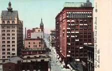 St Louis MO Missouri Olive Street Odd Fellows Freemasons Lodge Vtg Postcard E6