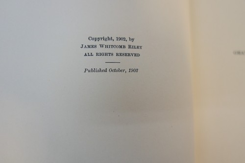 The Book of Joyous Children by James Whitcomb Riley Vintage 1902 Hardback Poetry - Picture 5 of 6