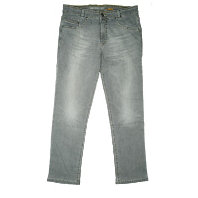 Cash on Delivery by Joker Herren Jeans Hose straight stretch 52 L W36 L32 grau