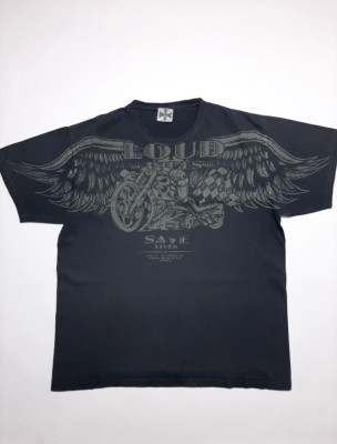 Vintage West Coast Choppers Loud Pipes Save Lives Y2K Tee