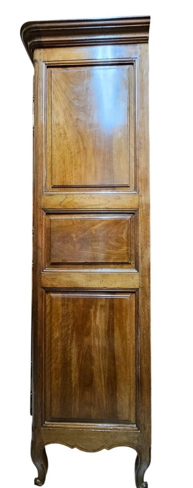 Museale Armadio Stipo Dispensa Luigi XV Parmigiano in noce - Immagine 2 di 4