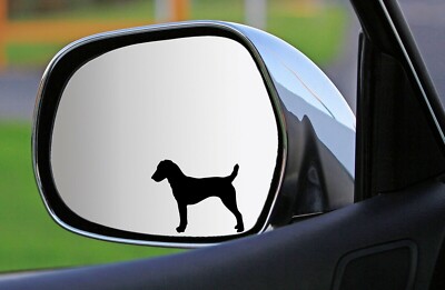 2x, 4x, 6x Silhouetten-AUFKLEBER PARSON RUSSELL TERRIER sticker Autoaufkleber 