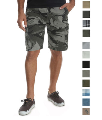 wrangler twill cargo shorts
