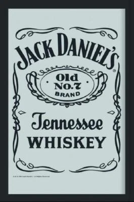 Jack Daniels Whisky Spiegel Mirror Wandspiegel ,Bar,Partykeller,Kneipe,20x30cm . - Bild 1 von 2
