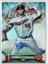 2018 Bowman Chrome '17 AFL Fall Stars Autographs #AFLTJ Tyler Jay Twins 61/80