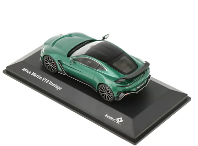 1/43 Aston Martin V12 Vantage 2023 Green Met. Diecast Model Car