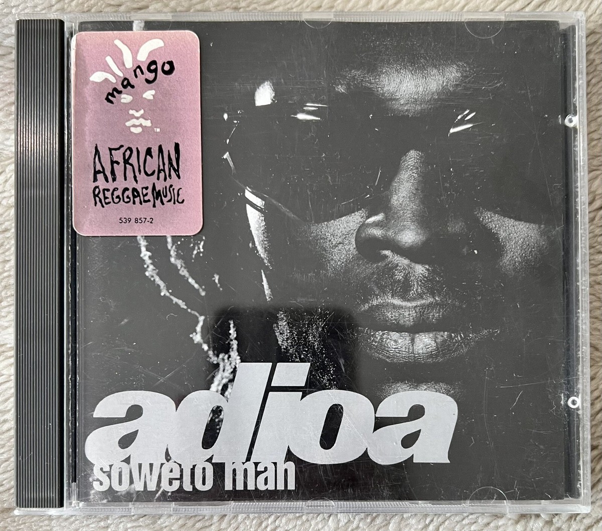 Adioa - Soweto Man (CD 1989) Mango Records, African Reggae Music