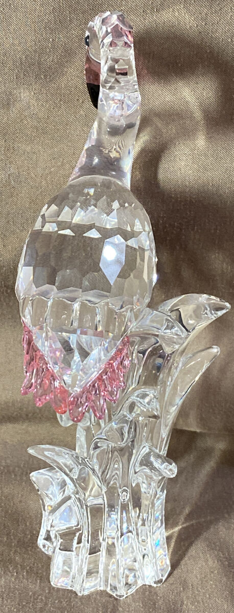 Swarovski Crystal ~ Flamingo with Pink Feathers Figurine Swarovski Crystal ~ Flamingo with Pink Feathers Figurine