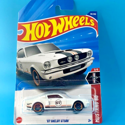 HOT WHEELS 2025 '67 SHELBY GT500 WHITE 161/250 HYY93 MUSTANG 60