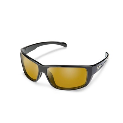 NEW Smith Milestone Sunglasses Black - Polarized Yellow 100% AUTHENTIC