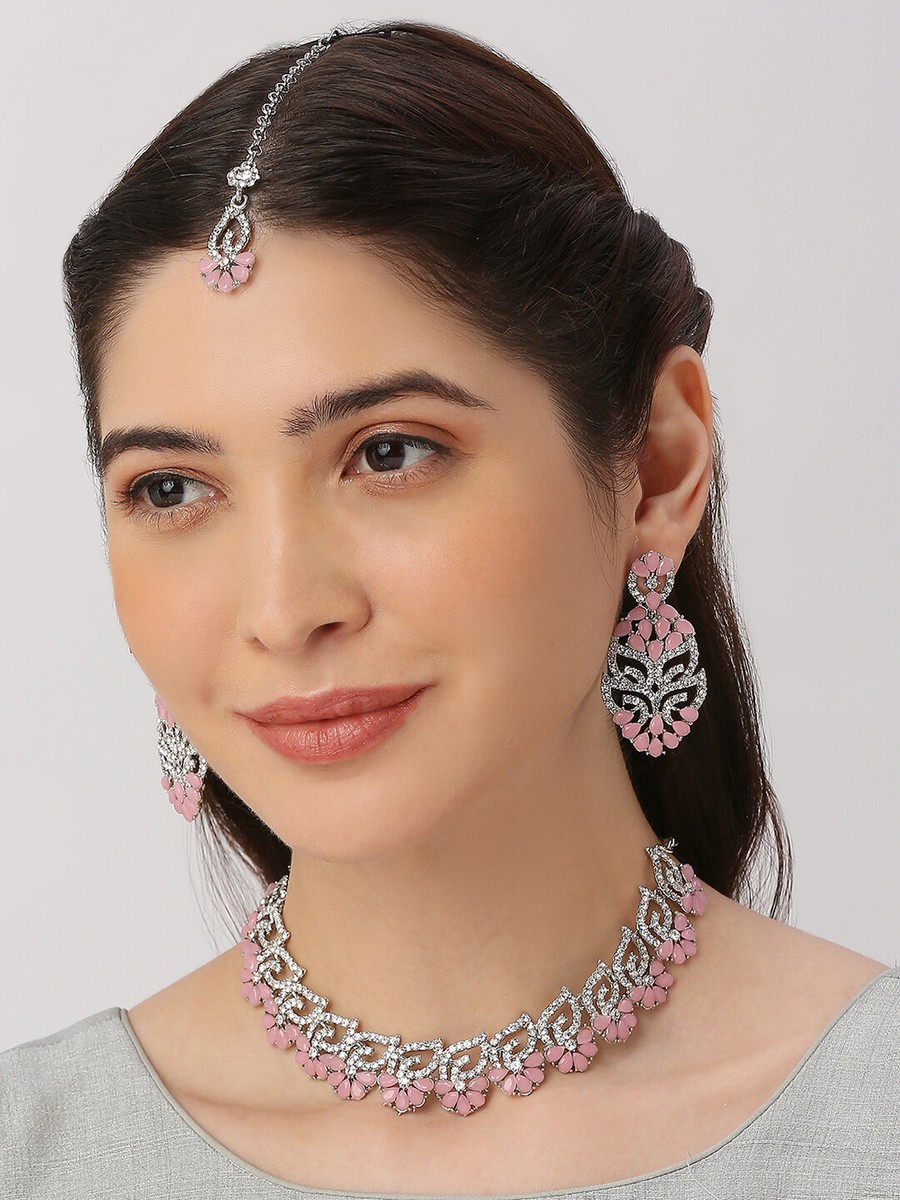 Bollywood Modern Choker Necklace For Lehenga Choker Necklace Set