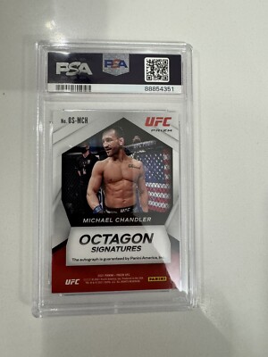 ufc マイケル・チャンドラー　サインカード 2021 Panini Prizm UFC Octagon Signatures Michael Chandler Auto 20