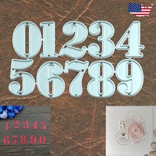 All The Numbers Cutting Dies Style A   Birthdays Anniversaries Milestones  More