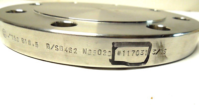 Blind Flange 4'' 150 Raised Face ALLOY-20 Stainless Steel ANSI B16.5      WHSE