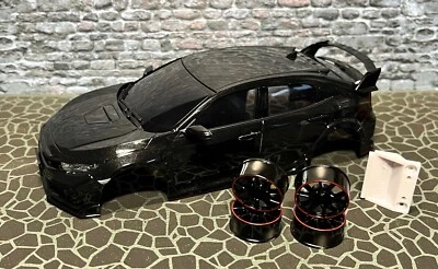 Kyosho Mini-Z Body MA-20N-LL Honda CIVIC Type R Crystal Black Pearl MZP445BK - Photo 1/4