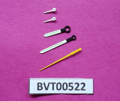 New Seiko AF Watch Hands Set For 6138-0040 Black Bullhead & Other 6138 Chronographs (Part BVT00522) 4 thumbnail image