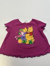 Vintage Disney Winnie the Pooh Shirt Toddler Medium Youth Girls Graphic Tee