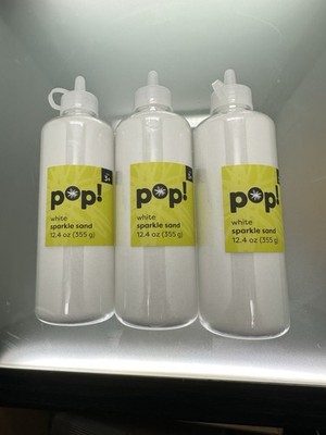 Pop! White Sparkle Sand - 3 Bottles Of 12.4oz White Sand -  from Joann s 