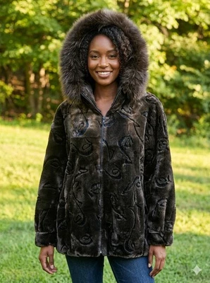 Vintage Faux Fur Coat for sale - eBay
