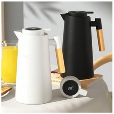 1L Hot Cold Insulated Jug Coffee Tea Milk Juice Jug Carafe Temearature Sensor