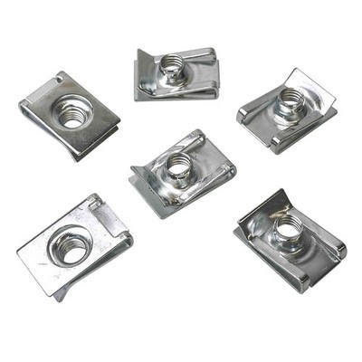 15x METALL HALTERUNG KLAMMERN KLEMM MUTTER  M8 x 28,2 x 18 FORD MERCEDES #NEU#