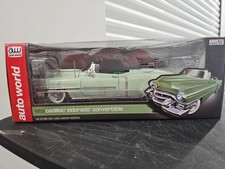 1953 Cadillac Eldorado Convertible Green 118 Scale By Autoworld Aw260