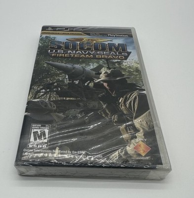 SOCOM US NAVY SEALS FIRETEAM BRAVO (SONY PSP, 2005) BRAND NEW SEALED!