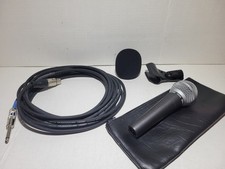 Shure SM58 Dynamic Vocal Microphone Bundle W/ Pro Co Cable Clip Pouch Foam Cover