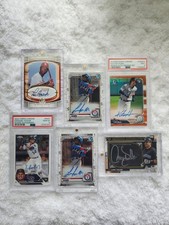 Assorted MLB Autograph Baseball Cards Various Players