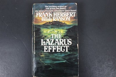 The Lazarus Effect Frank Herbert Bill Ransom 1987 Ace Books Sci-Fi Sequel PB SF