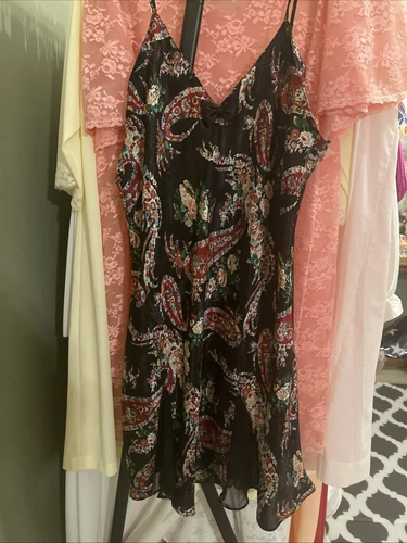 UNDERCOVER Abito slip lingerie vintage anni 80 etichetta oro Victorias Secret taglia L