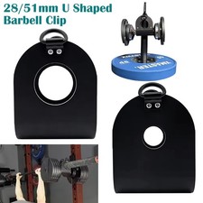 U Shaped Clip T Bar Row Grip Attachment Hooks Dumbbells on Dip Belt for Home Gym