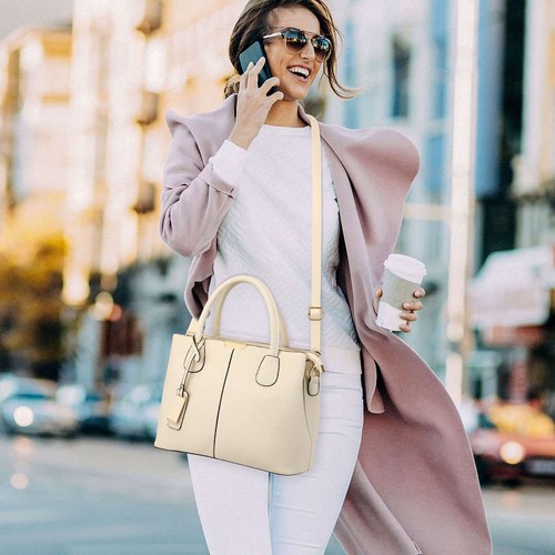 Borsa a mano donna donna tracolla borsa tote borsetta pelle messenger bag borsa nuova - Foto 12 di 15