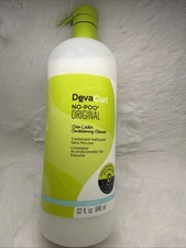 Devacurl No-Poo Original - Zero Lather Conditioning Cleanser 32fl.oz / 946ml New