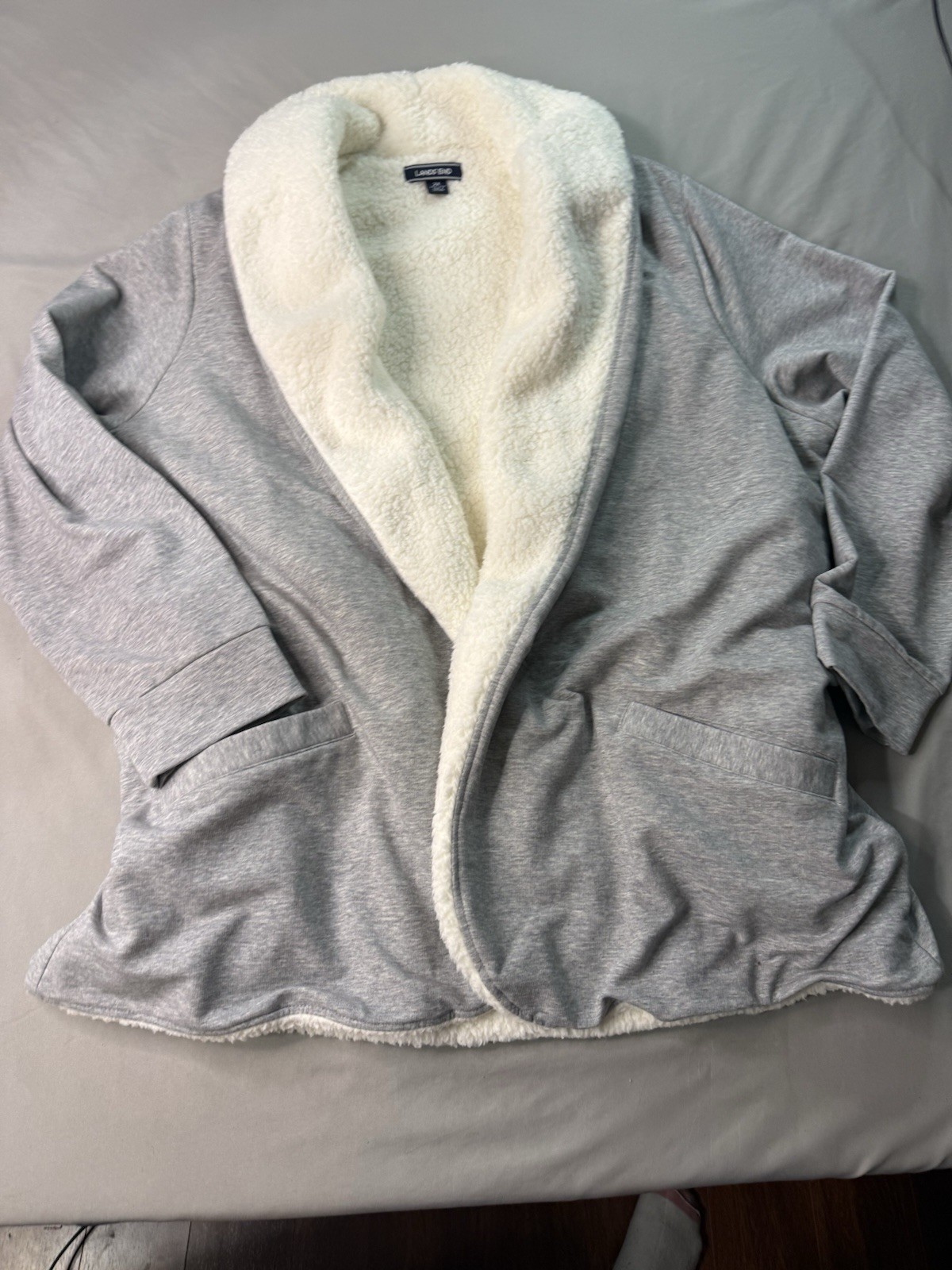 Lands end sweater jacket - image 1