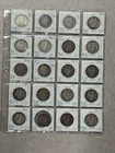 Barber Half Dollar Lot 1 Coin Page (20) Silver Coins Total