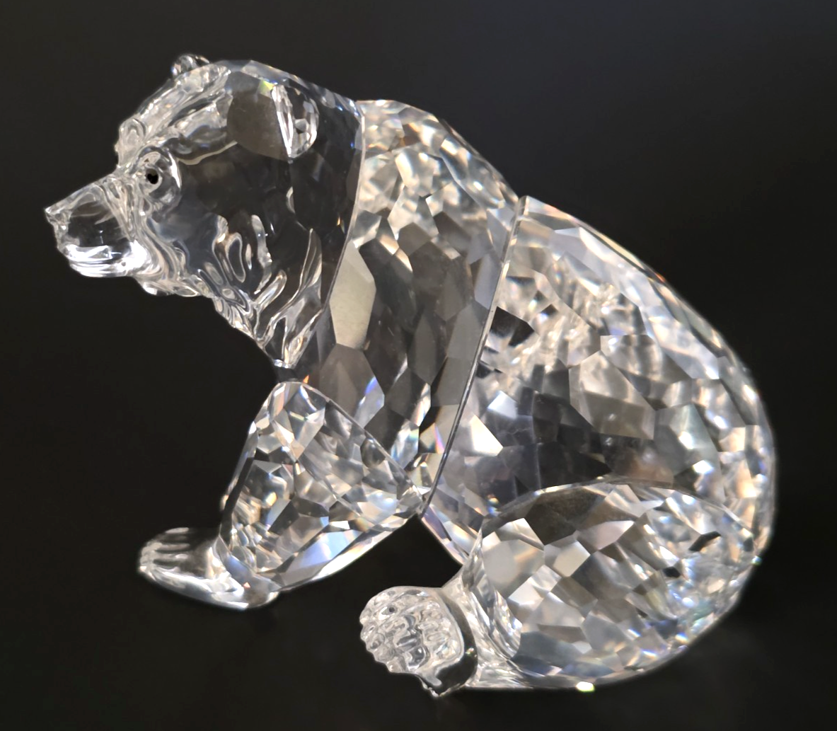 Swarovski Crystal 7637 000 006 Grizzly Bear 3.5