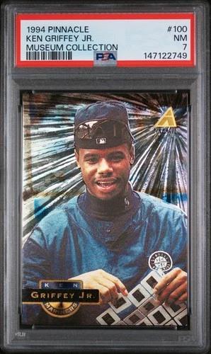 1994 Pinnacle #100 Ken Griffey Jr. Museum Collection Graded PSA 7
