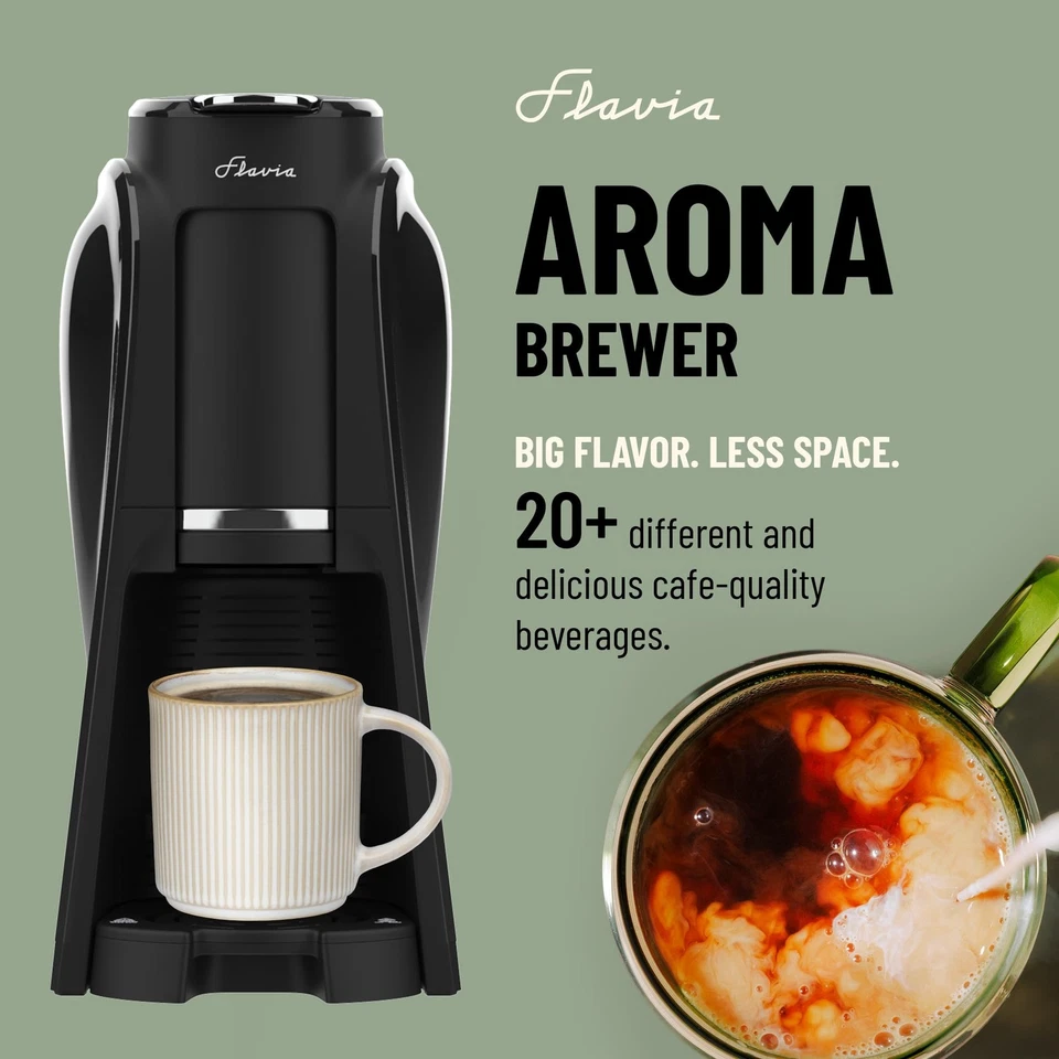 Aroma Brewer - Máquina de café, hace café, lattes, té y otros calientes o ic... Foto 2 de 4